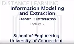 Information Modeling and Extraction Chapter 1 Lecture 2