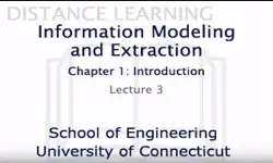 Information Modeling and Extraction Chapter 1 Lecture 3