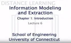 Information Modeling and Extraction Chapter 1 Lecture 6