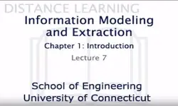 Information Modeling and Extraction Chapter 1 Lecture 7