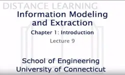 Information Modeling and Extraction Chapter 1 Lecture 9