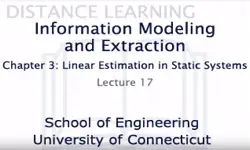 Information Modeling and Extraction Chapter 3 Lecture 17