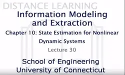 Information Modeling and Extraction Chapter 10 Lecture 30