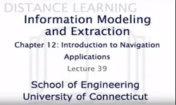 Information Modeling and Extraction Chapter 12 Lecture 39