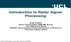 Introduction to Radar Signal Processing