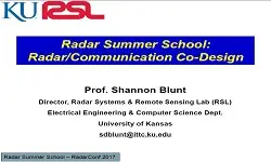 Radar/Communication Co-Design