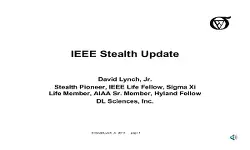 IEEE Stealth Update Slides