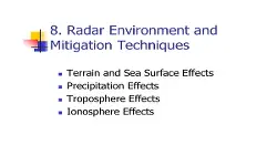 Radar Environment and Mitigation Techniques Slides