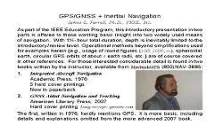 GPS GNSS and Inertial Navigation Slides