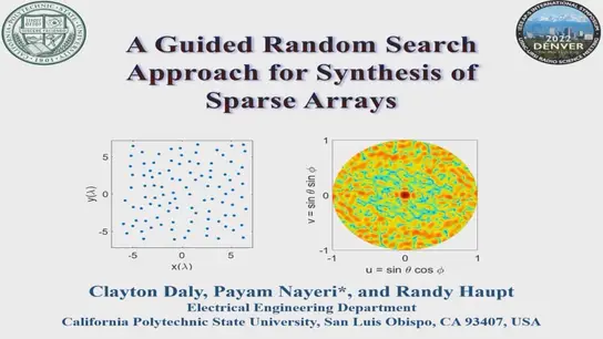 A Guided Random Search Approach for Synthesis of Sparse Arrays