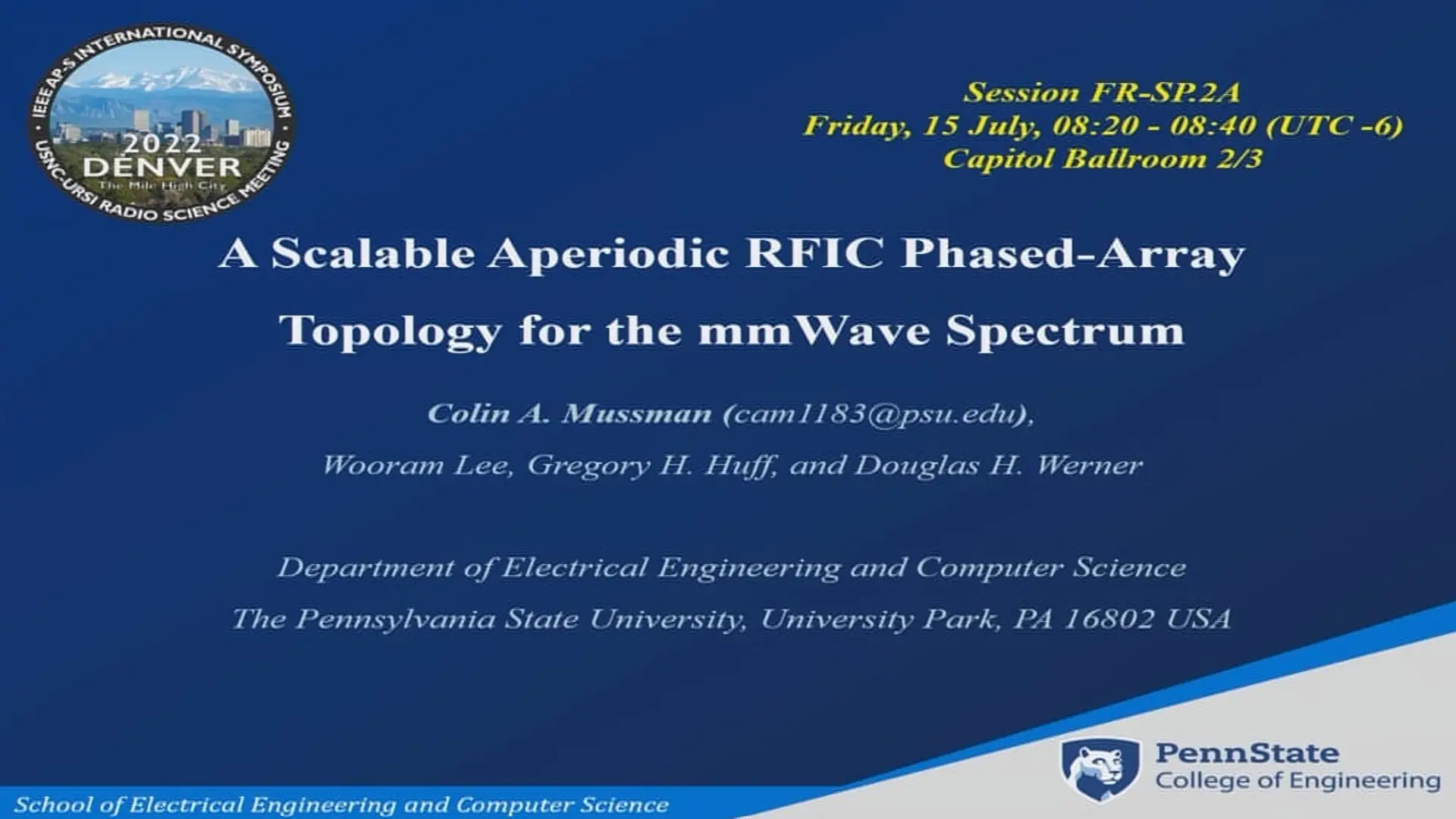 A Scalable Aperiodic RFIC Phased-Array Topology for the mmWave Spectrum