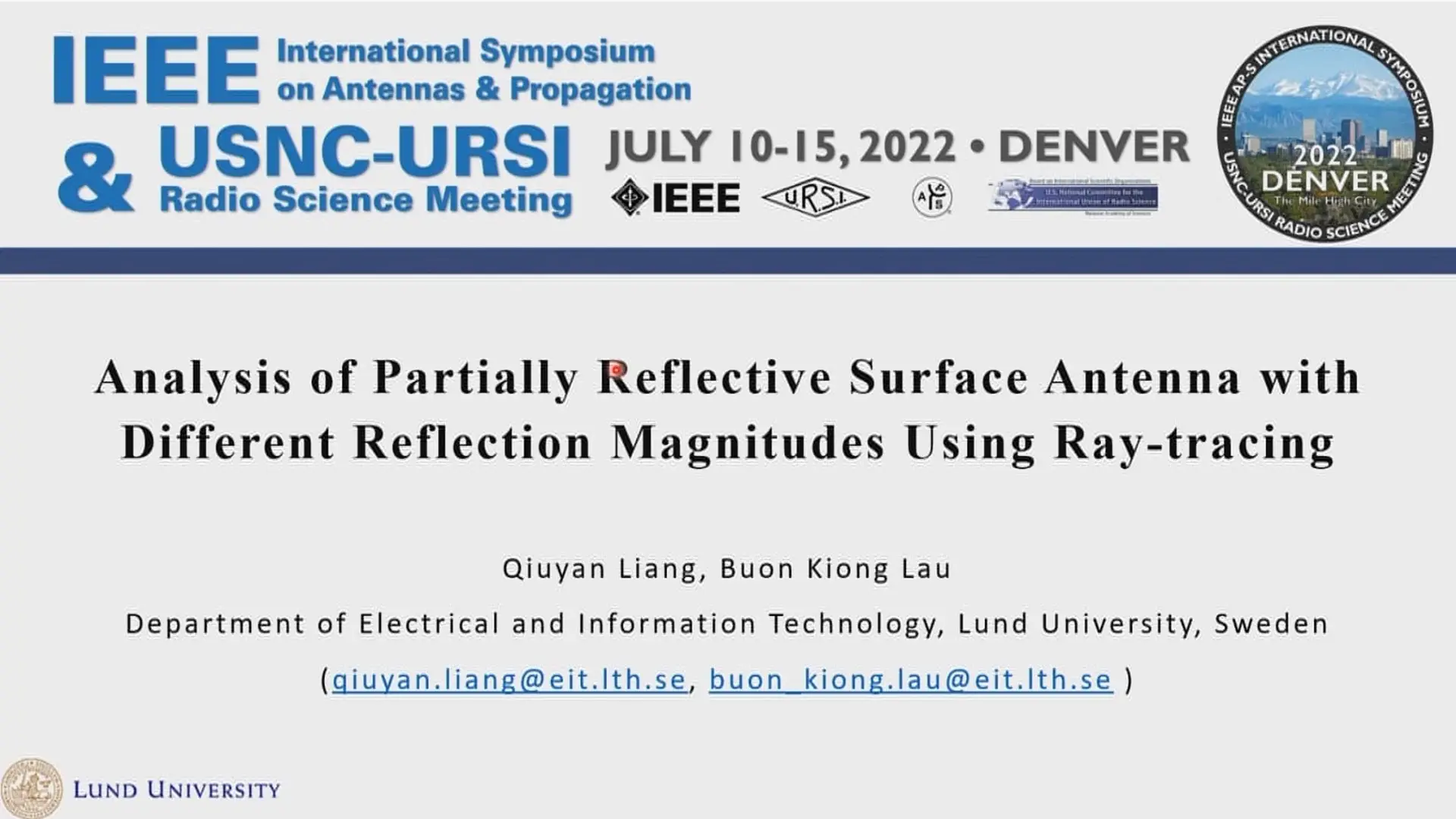 Analysis of Partially Reflective Surface Antenna with Different Reflection Magnitudes Using Ray-tracing