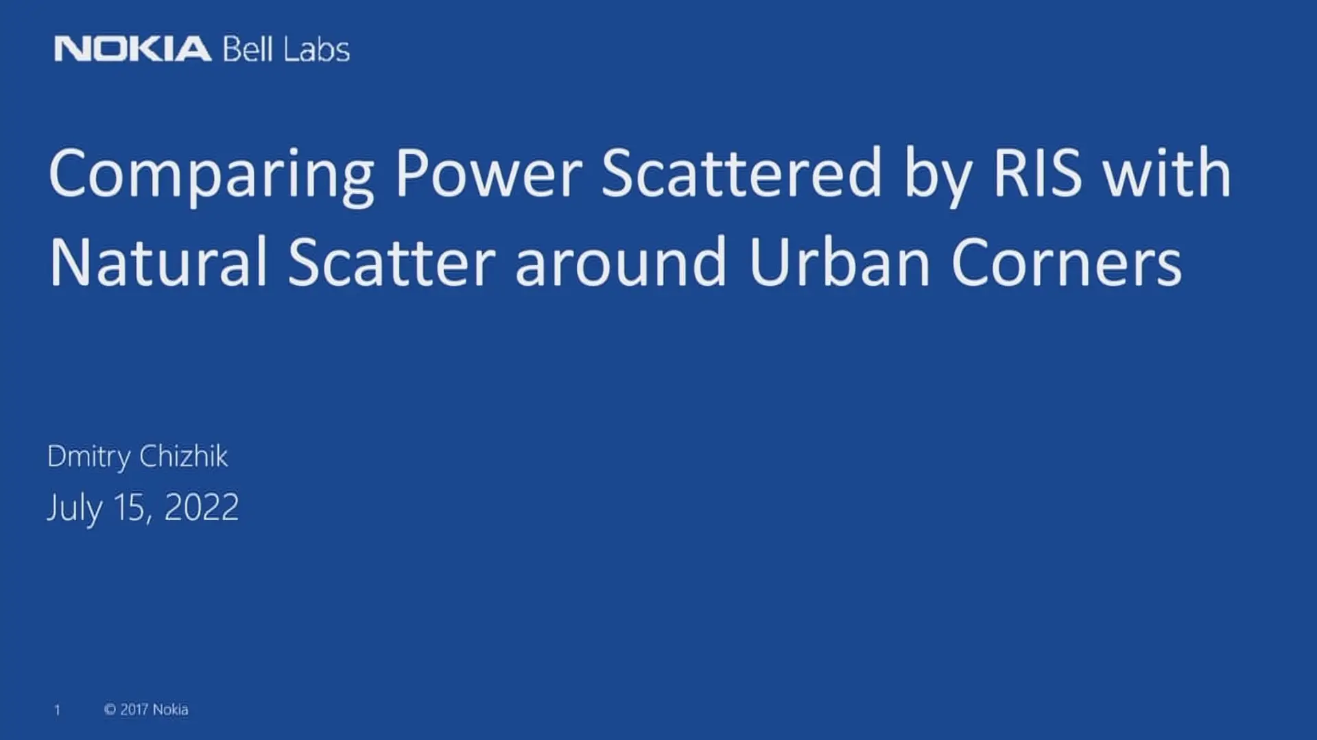 Comparing Power Scattered by RIS with Natural Scatter around Urban Corners