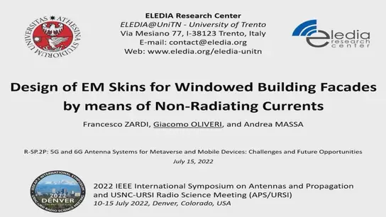 Design of EM Skins for Windowed Building Facades by means of Non-Radiating Currents