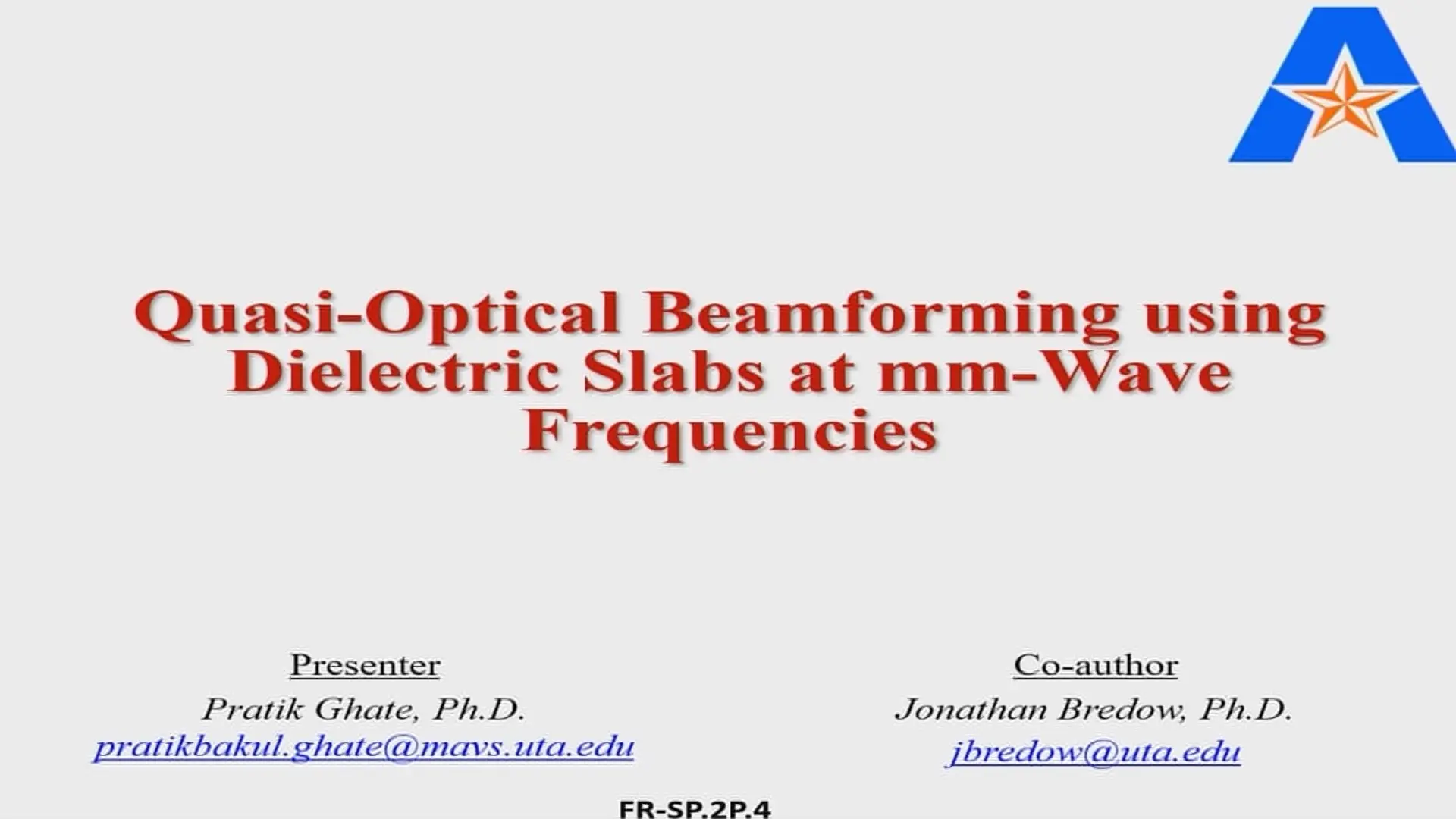 Quasi-Optical Beamforming using Dielectric Slabs at mm-Wave Frequencies