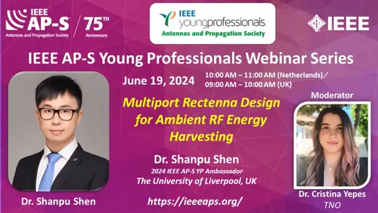IEEE AP-S YP Ambassador Webinar Series - Shanpu Shen (video)