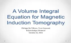 A Volume Integral Equationfor Magnetic Induction Tomography