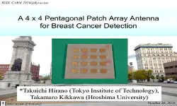 A 4 x 4 Pentagonal Patch Array Antenna for Breast Cancer Detection