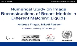 Numerical Study on Image Reconstructions of Breast Models in Different Matching Liquids