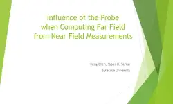 Influence of the Probe when Computing Far Field from Near Field Measurements