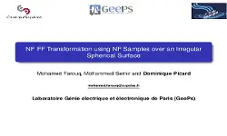 NF FF Transformation using NF Samples over an Irregular Spherical Surface