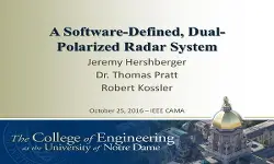 A Software Defined, Dual Polarized Radar System