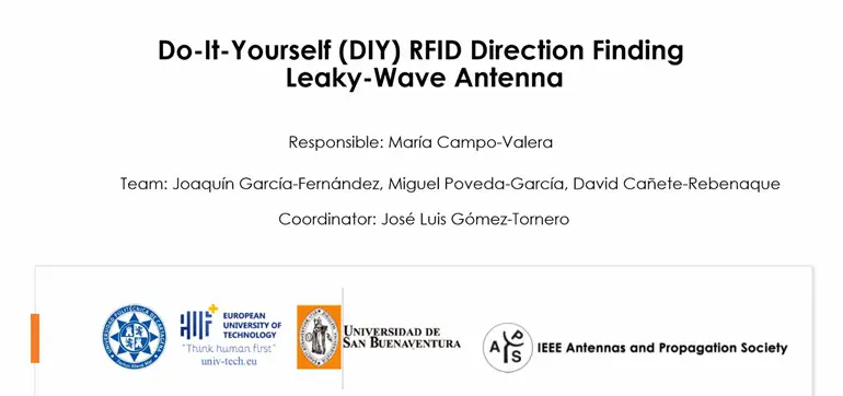 Do-It-Yourself (DIY) Project: RFID Direction Finding Leaky-Wave Antenna