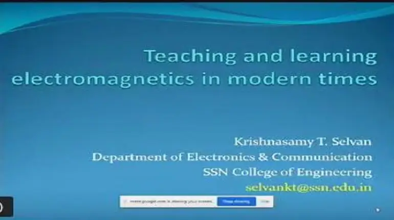 Teaching and Learning Electromagnetics in Modern Times