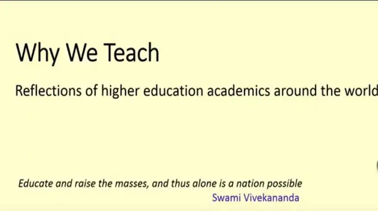 Why We Teach - Reflections of Higher Education Academics