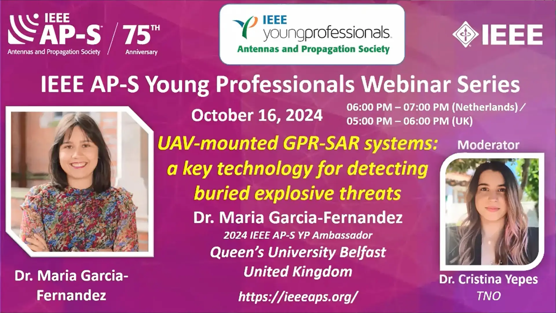 IEEE APS Young Professional Webinar- Dr. Maria Garcia-Fernandez