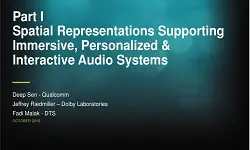 Part I Spatial Representations Supporting Immersive, Personalized & Interactive Audio Systems Slides