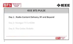 IEEE BTS PULSE Handout Day 1 - Radio Content Delivery, RF, and Beyond Video