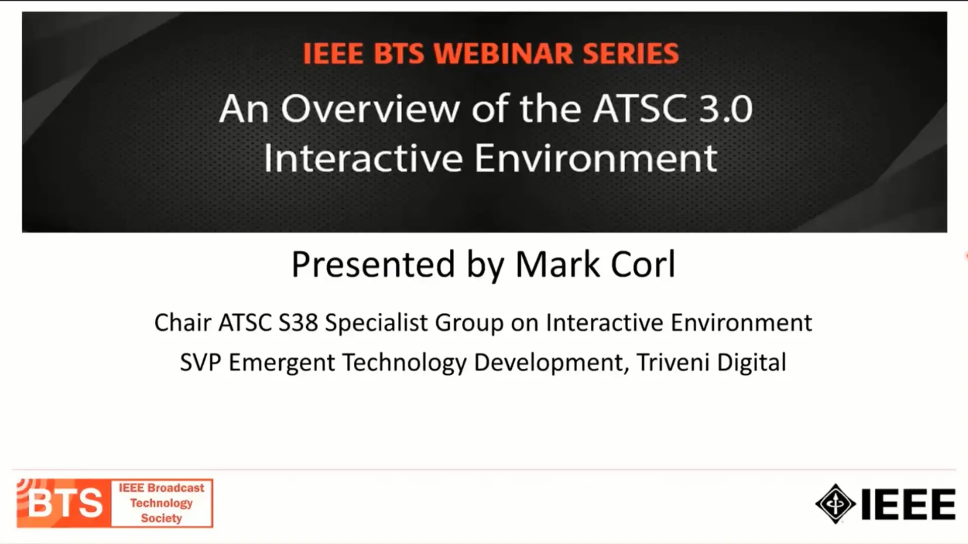 An Overview of the ATSC 3.0 Interactive Environment