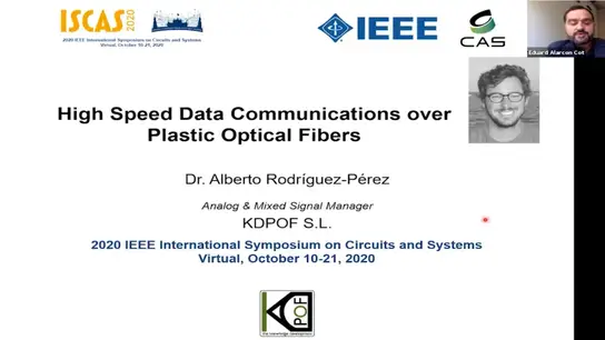 High Speed Data Communications over Plastic Optical Fibers