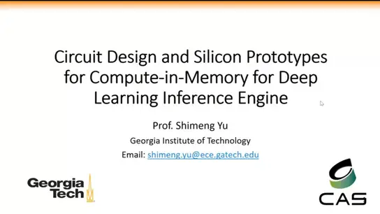 Circuit Design and Silicon Prototypes for Compute-in-Memory for Deep Learning Inference Engine