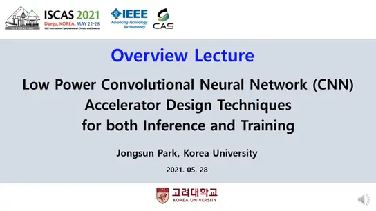 Low Power Convolutional Neural Network (CNN) Accelerator Design Techniques for both Inference and Training