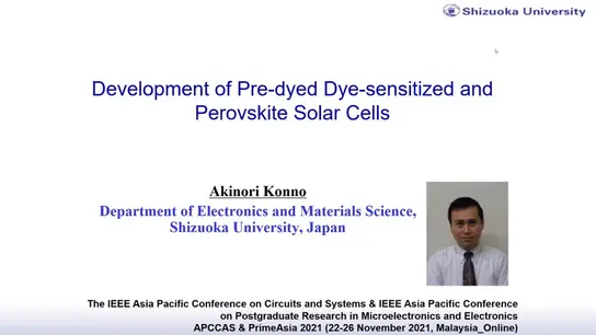 Development of Pre-dyed Dye-sensitized and Perovskite Solar Cells