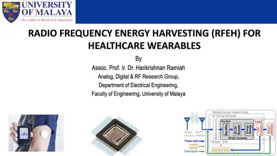 Radio Frequency Energy Harvesting for Healthcare Wearable