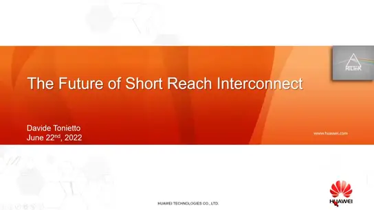 The Future of Short Reach Interconnect