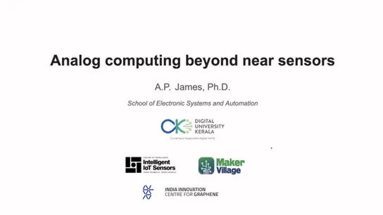 Analog neural computing beyond near sensors