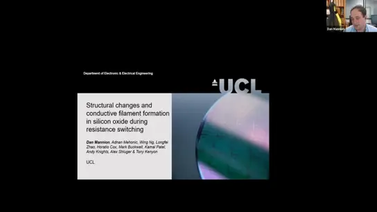 Structural changes and conductive filament formation in silicon oxide during resistance switching