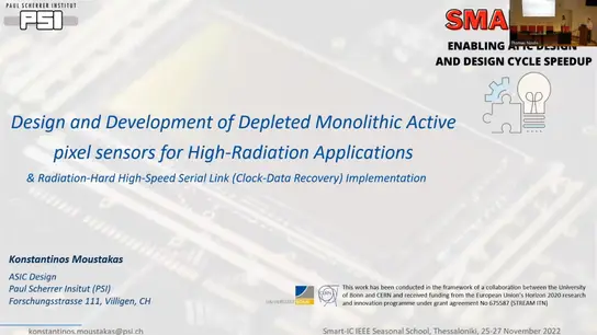 Design and Development of Depleted Monolithic Active Pixel Sensors with for
High-Radiation Applications