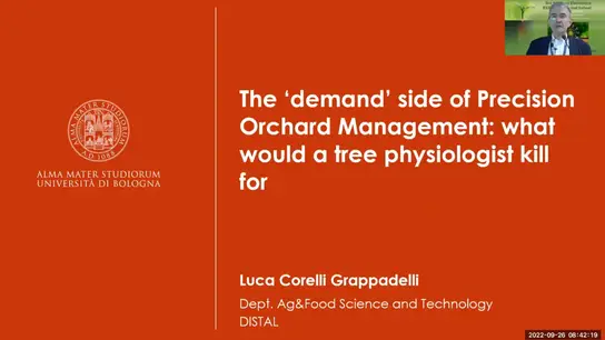 The ‘Demand’ side of Precision Orchard Management: what would a tree physiologist kill for?