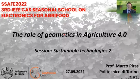 The Role of Geomatics in Agriculture 4.0