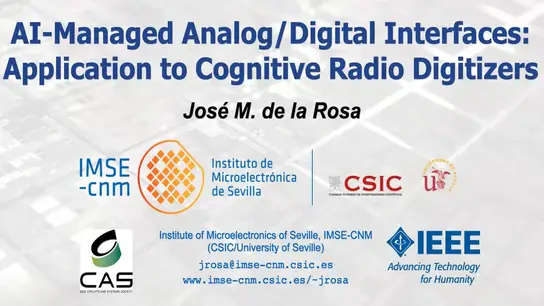 AI-Managed Analog/Digital Interfaces – Application to Cognitive Radio Digitizers