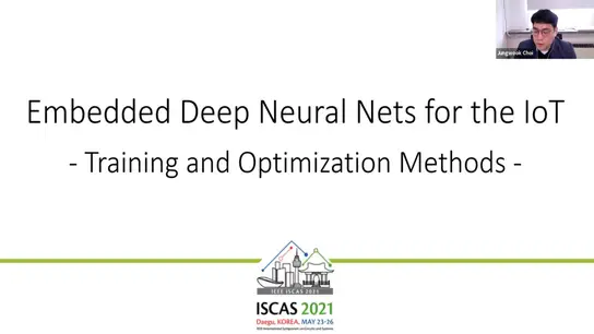 Embedded Deep Neural Nets for the IoT: Training and Optimization Methods