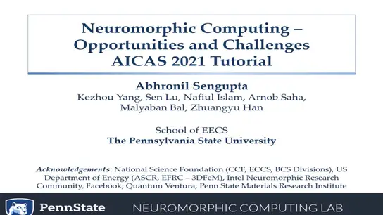 Neuromorphic Computing – Opportunities and Challenges