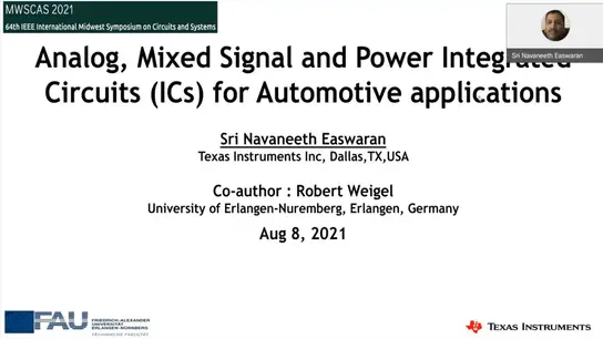 Analog, Mixed Signal and Power Integraced circuits(ICs) for Automotive Applications