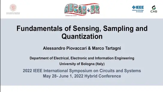 Fundamentals of Sensing, Sampling, and Quantization