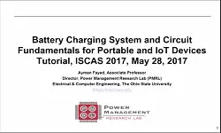Battery Charging System and Circuit Fundamentals for Portable and IoT Devices Tutorial